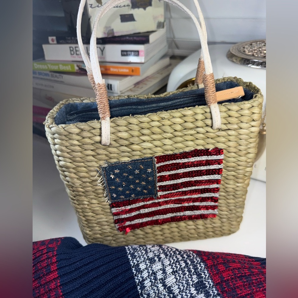 Vintage American Flag 🇺🇸Patriotic Purse